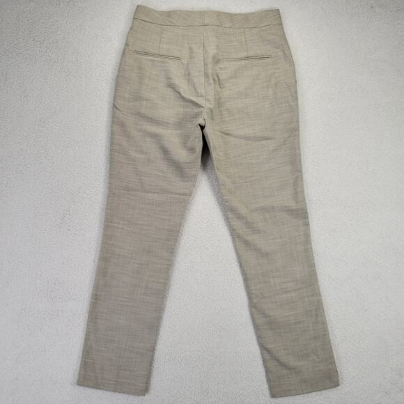 Peace of Cloth Ankle Pant Womens 4 Tan Pocket Dress Pants Twill - Picture 6 of 10